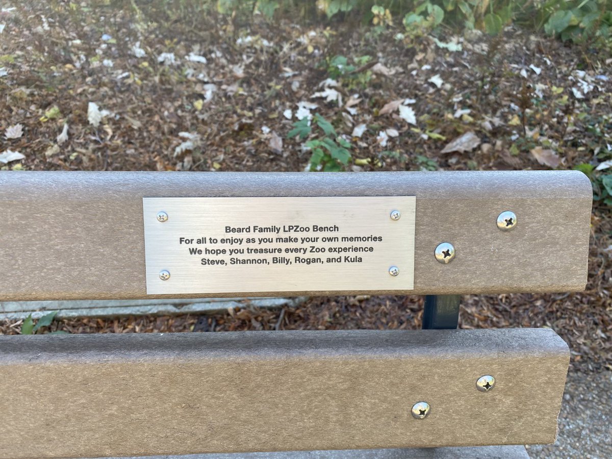 My family and I have created countless memories together at the @lincolnparkzoo and this bench is now very near and dear to my heart. Grateful for the LP Zoo for creating an inclusive space for us all, and for allowing us to leave a little piece of our family there.