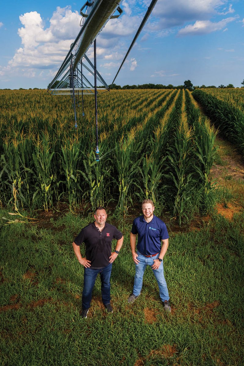 UNL_IANR's tweet photo. To help farmers navigate nitrogen application, Husker grad student Jackson Stansell launched @SentinelFert. The @NIC_Innovates based company offers imagery-based software that helps make data-backed decisions about if &amp; when to apply. @UNLresearch ›› https://t.co/NB1ToQhbMM https://t.co/oJVR3yKNlI