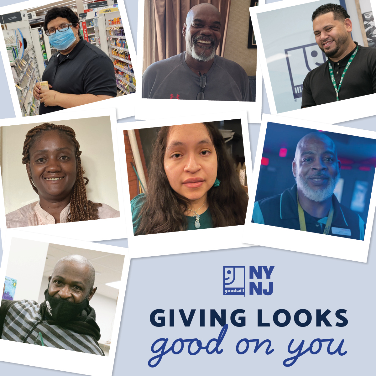 It's #GivingTuesday! A day when we come together for a global day of giving. Why donate to Goodwill? B/c Goodwill provides work-readiness to prepare people with disabilities for the workplace. These are some of the people you've helped by shopping or donating goods or money to us