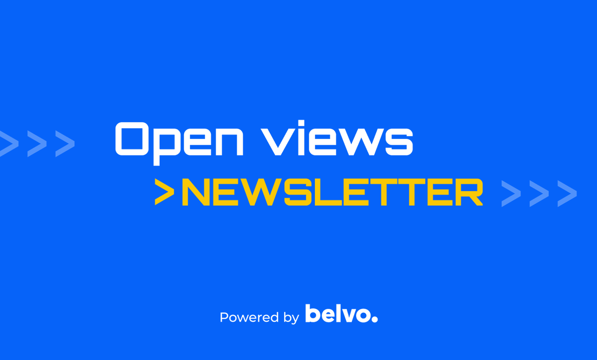 joinbelvo's tweet photo. Ainda dá tempo de se inscrever e receber a nova edição da newsletter #OpenViews amanhã. 👀
Receba os melhores conteúdos sobre open finance mensalmente na sua caixa de entrada: https://t.co/cmzHPNFrjJ https://t.co/G4hVQQmxl8