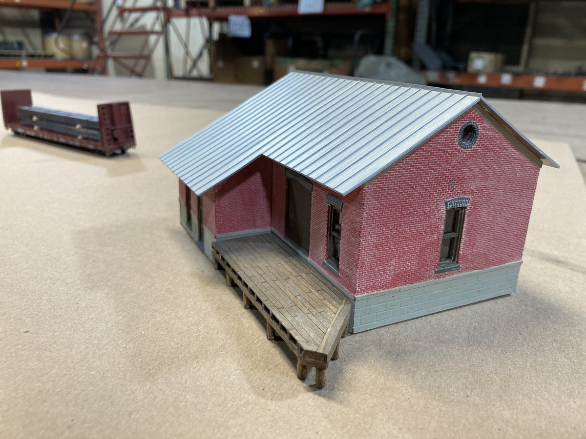 SWRACECARS's tweet photo. It's time again! Time to set up your slot car tracks and train sets, for the holiday season. Our distribution manager, Rich B., has raised the employee talent contest bar, by making these expertly crafted HO / 1:87 Scale electric trains &amp; yard equipment. #ModelTrains #SacleModels https://t.co/fL5pREtBKP