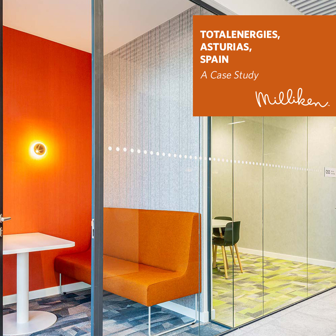 MillikenEurope's tweet image. Today’s project profile is TotalEnergies in Spain, where a building previously occupied by a supermarket was completely renovated, into a progressive and contemporary workspace to meet sustainability goals with Milliken #LVT and #modularcarpet.
👉🔗bit.ly/3Fdnrkp