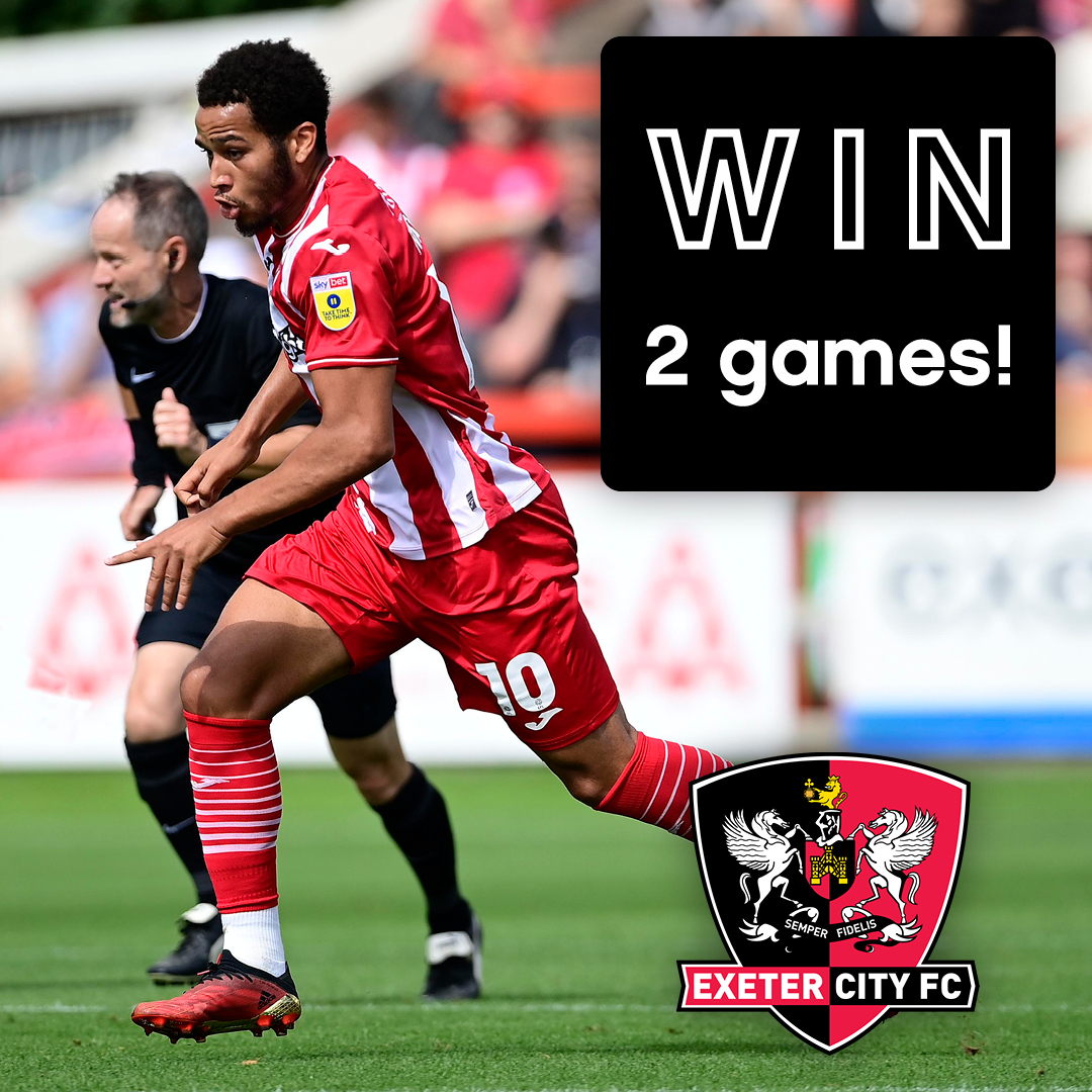 To celebrate the #FIFAWorldCup we've teamed up with @OfficialECFC to win a limited edition Exeter City FIFA23 & Football Manager23 games! To enter tell us why you should win this prize on this tweet ⚽ Competition ends 18th Dec | T&Cs: bit.ly/2XBPHtC #ECFC