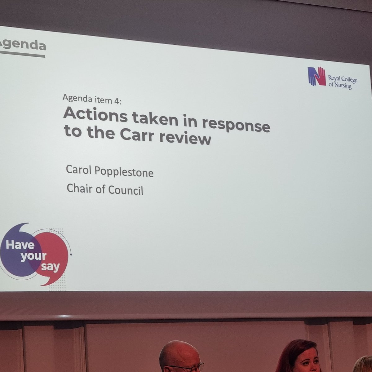 joan_myers's tweet photo. Carol Popplestone Chair of Council states culture & governance are closely link as seen in #CarrReport & KMPG. An EDI strategy will be released soon. External Advisors will be called upon to rise standards @SheilaSobrany @RuthOshikanlu @cisanim @LolaOni3 @theRCN @RCNLondon https://t.co/z4EAc9N9UX