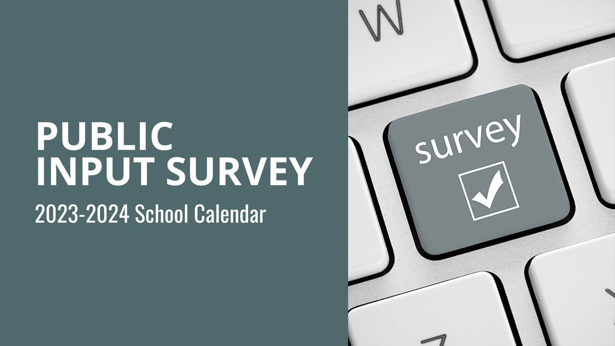 #LexRich5Schools is providing the community an opportunity to contribute input for the creation of the 2023-24 School Calendar. Share your feedback: bit.ly/D5Calendar23. This form will close on Monday, December 5, 2022, at 5 p.m.