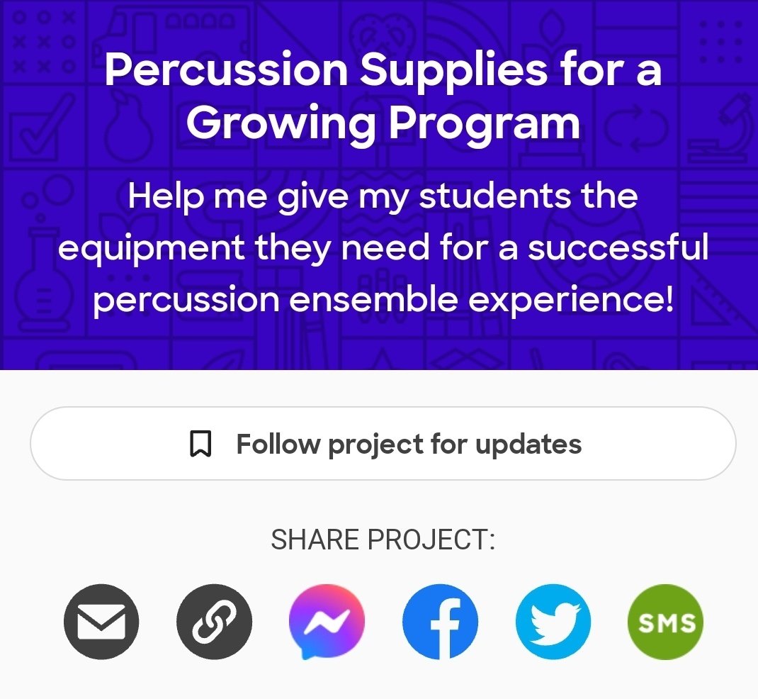 igt_irene's tweet photo. Happy #GivingTuesday! @DonorsChoose is DOUBLING all donations given today. If we raise $207 by the end of the day today my project will be fully funded and the supplies will be on their way to my students 💕 Support the Tech Band program and donate today!
https://t.co/e4uNOvFv2v https://t.co/yoxhOCkjKF