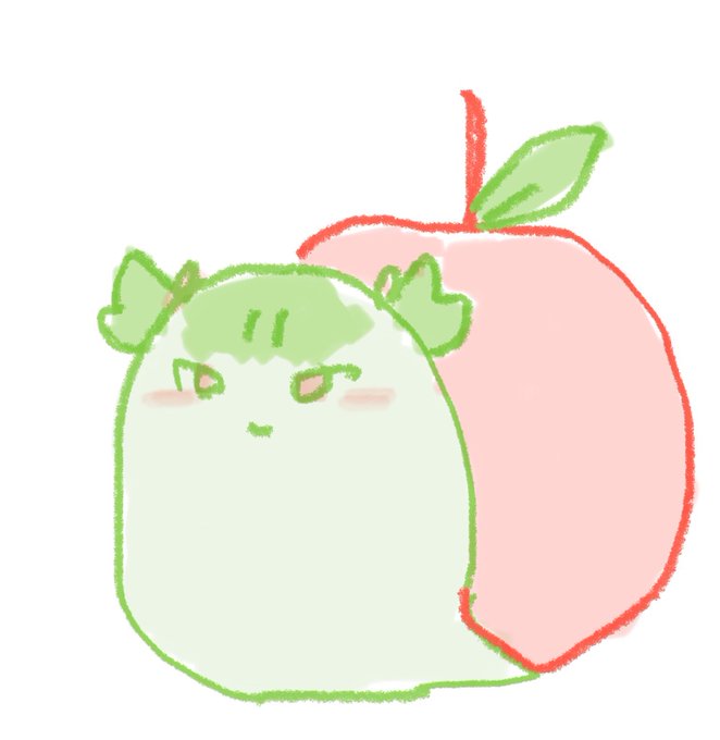 かわいい🍎🐌 