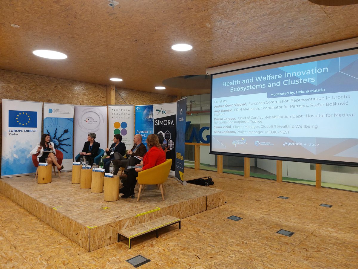 Eurada_RDAs's tweet image. 🔴We are almost ending day 1 #AGORADA+

Meet our high-level panel on 𝗛𝗲𝗮𝗹𝘁𝗵 &amp;amp; 𝗪𝗲𝗹𝗳𝗮𝗿𝗲🩺
☑️Presenting the most recent &amp;amp; challenging solutions ☑️Exploring #innovation ecosystem &amp;amp; #clusters collaborations 
🇪🇺@AndreaCovic announcing the next  #EU global #health strategy.