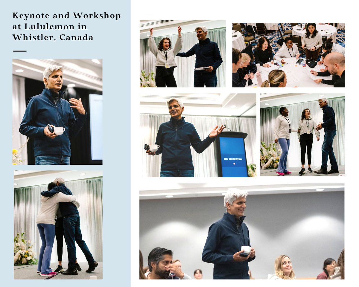 'Life lessons are leadership lessons. When you grow as a human being, you grow as a leader.' - Dr. Hitendra Wadhwa, Founder of Mentora Institute.

Thank you lululemon for inviting us to be your partner in creating positive change. #celebratingclients