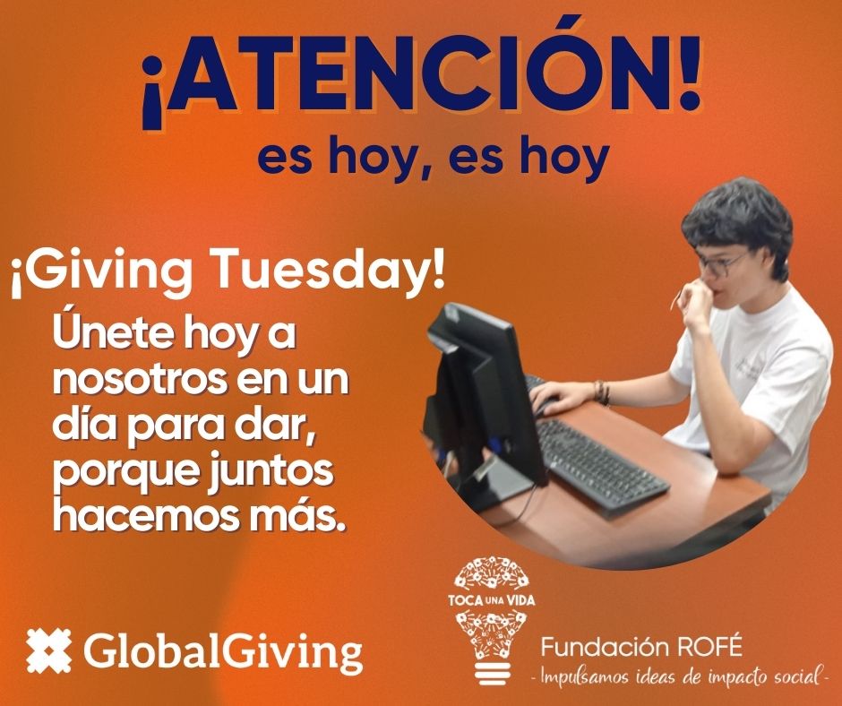 tocaunavida's tweet photo. ¡ES HOY, ES HOY GIVING TUESDAY!
Únete al movimiento global más importante de solidaridad apoyando la transformación de los jóvenes colombianos.
Ingresa aquí para aportar:
https://t.co/vzU08Qf1ij

Si quieres cambiar el mundo…. Toca Una Vida

#UnDiaParaDar #jovenescreaTIvos https://t.co/ZhTQHyU5B0
