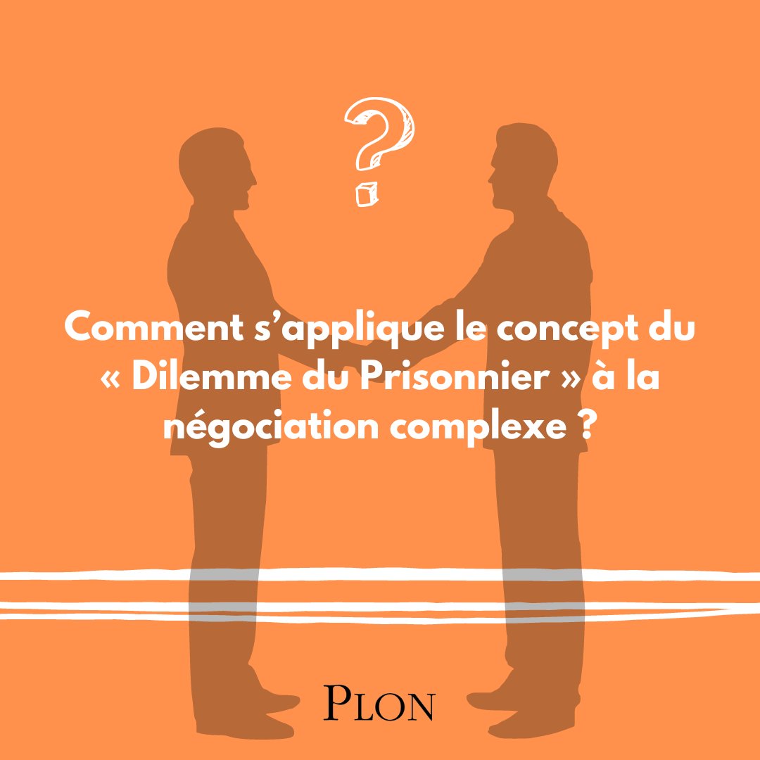 EricBlondeau's tweet photo. Comment s’applique le concept du « Dilemme du Prisonnier » à la négociation complexe ❓

💬 Rendez-vous sur Linkedin pour découvrir plusieurs extraits de #nego pour optimiser la relation à l’Autre sur ce sujet spécifique 👇

📲 https://t.co/UpgW6frLcv https://t.co/AQXiLZ38rX