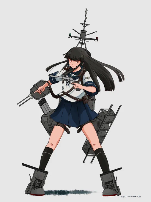 #見た人もなにか無言で吹雪型をあげる 