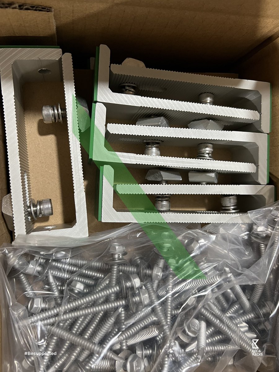 jinhwg's tweet photo. Anodized section is beautiful, a project near coast. 20um anodizing and stainless steel 316 bolt, Class 3 coating metal screw. #solarmounting #solarracking #Besupported https://t.co/acQhM8dPIx