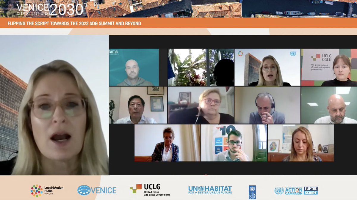 uclg_org's tweet photo. Don't miss this🟠session in #VeniceCitySolutions where we will bring to the table the role that LRGs can play in next year at the #SDGSummit and with our Pact for the Future as the LRG constituency blueprint for the coming years.

A build momentum is coming!✨#FliptheScript https://t.co/zN9gyJVYaw