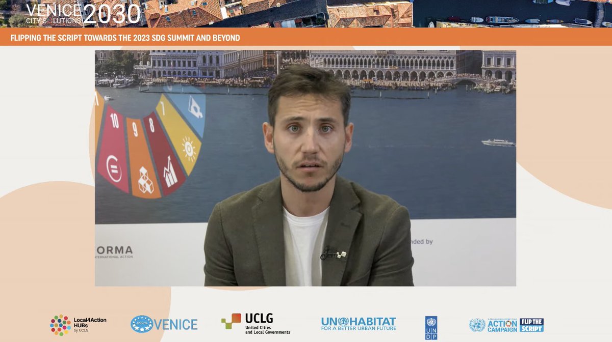 uclg_org's tweet photo. Don't miss this🟠session in #VeniceCitySolutions where we will bring to the table the role that LRGs can play in next year at the #SDGSummit and with our Pact for the Future as the LRG constituency blueprint for the coming years.

A build momentum is coming!✨#FliptheScript https://t.co/zN9gyJVYaw