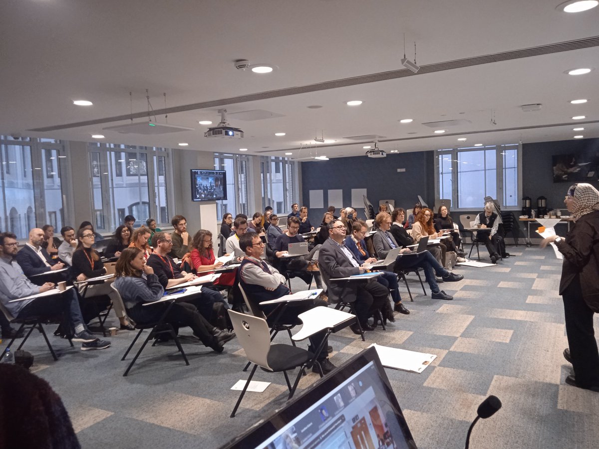 EdenLSE's tweet photo. Currently @MaaryaRabbani (@lsesu Education Officer) is addressing the #LSEEdForum, addressing varying perspectives on the meaning and impact of student voice in HE. https://t.co/kG2pUrm7Rj