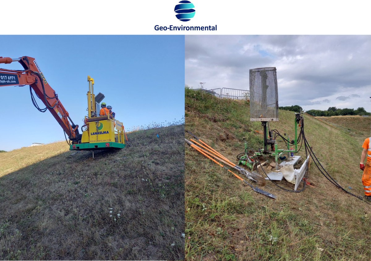 photos of light work being made of working on steep embankments.

#geotechnical #geoenvironmental #WorkinProgress