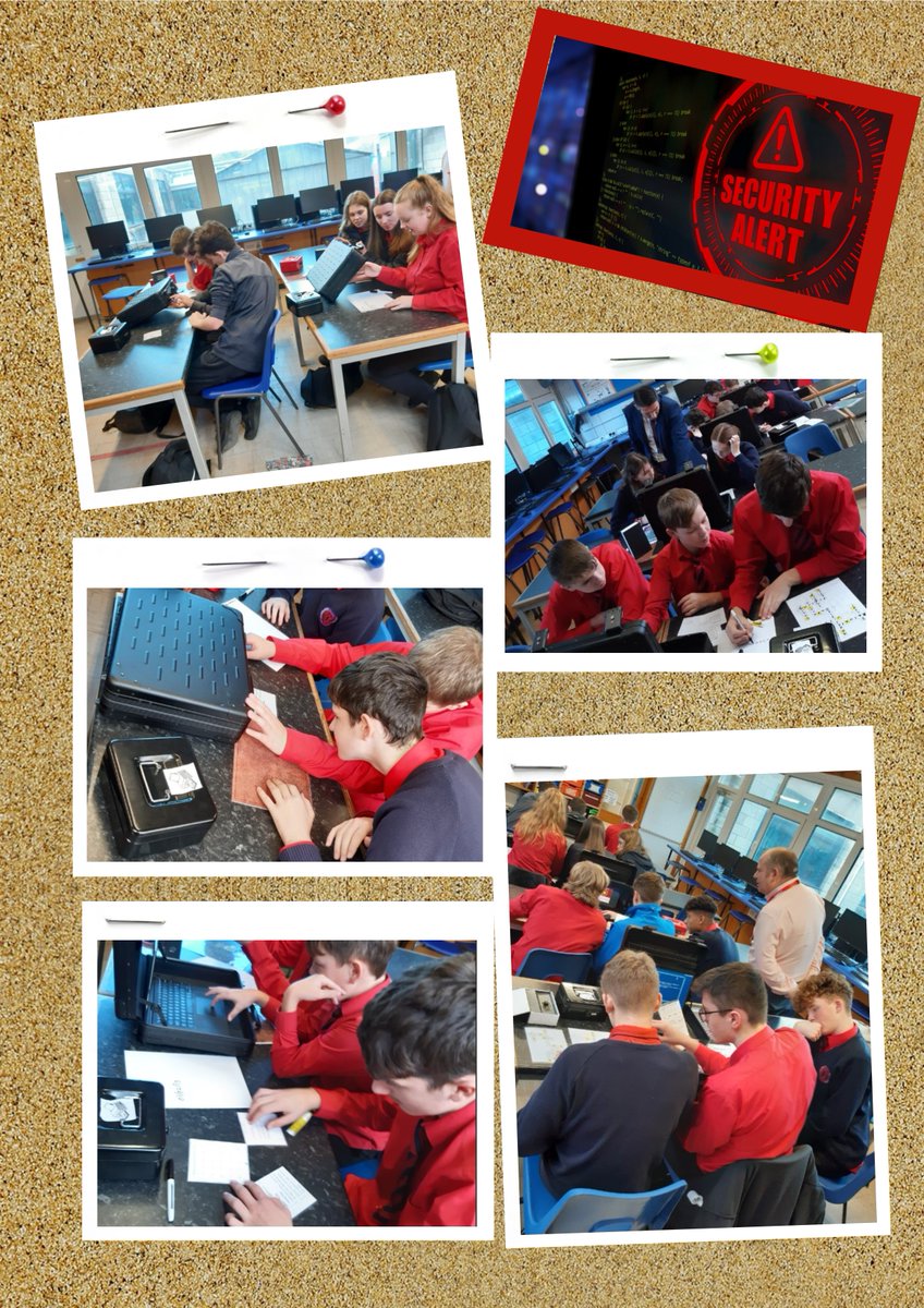 Diolch i Heddlu Gogledd Cymru - adran Cyber Security am y weithgaredd STEM efo disgyblion BL10 ac 11 Thank you to the Cyber Security team at NW Police for their STEM activity for our year 10 and 11 pupils who are on the STEM Gogledd project @SGogledd @HeddluGogCymru