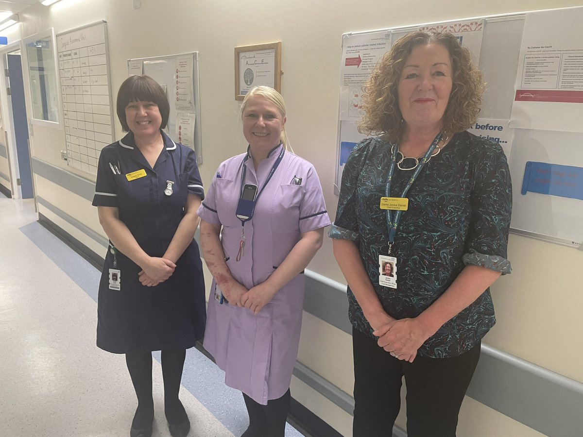 This afternoon I’ve visited our surgical wards (44,45,46 &amp; 36) at #RVI to hear from our staff. They’re all experiencing high levels of activity &amp; acuity but are approaching each day with team work, optimism &amp; skill. It’s been incredibly inspiring. Thank you all for yr hard work🙏