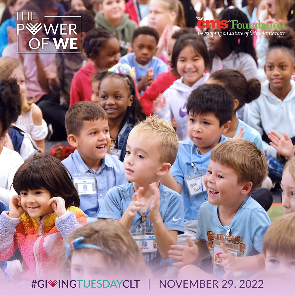This #GivingTuesdayCLT help create new opportunities for <a href="/CharMeckSchools/">Charlotte-Mecklenburg Schools</a> students and educators by supporting the CMS Foundation! Every donation makes a difference ☺️ Text GIVECMSF to 44-321 or click the link to make an impact today >> bit.ly/cmsf_mobilize