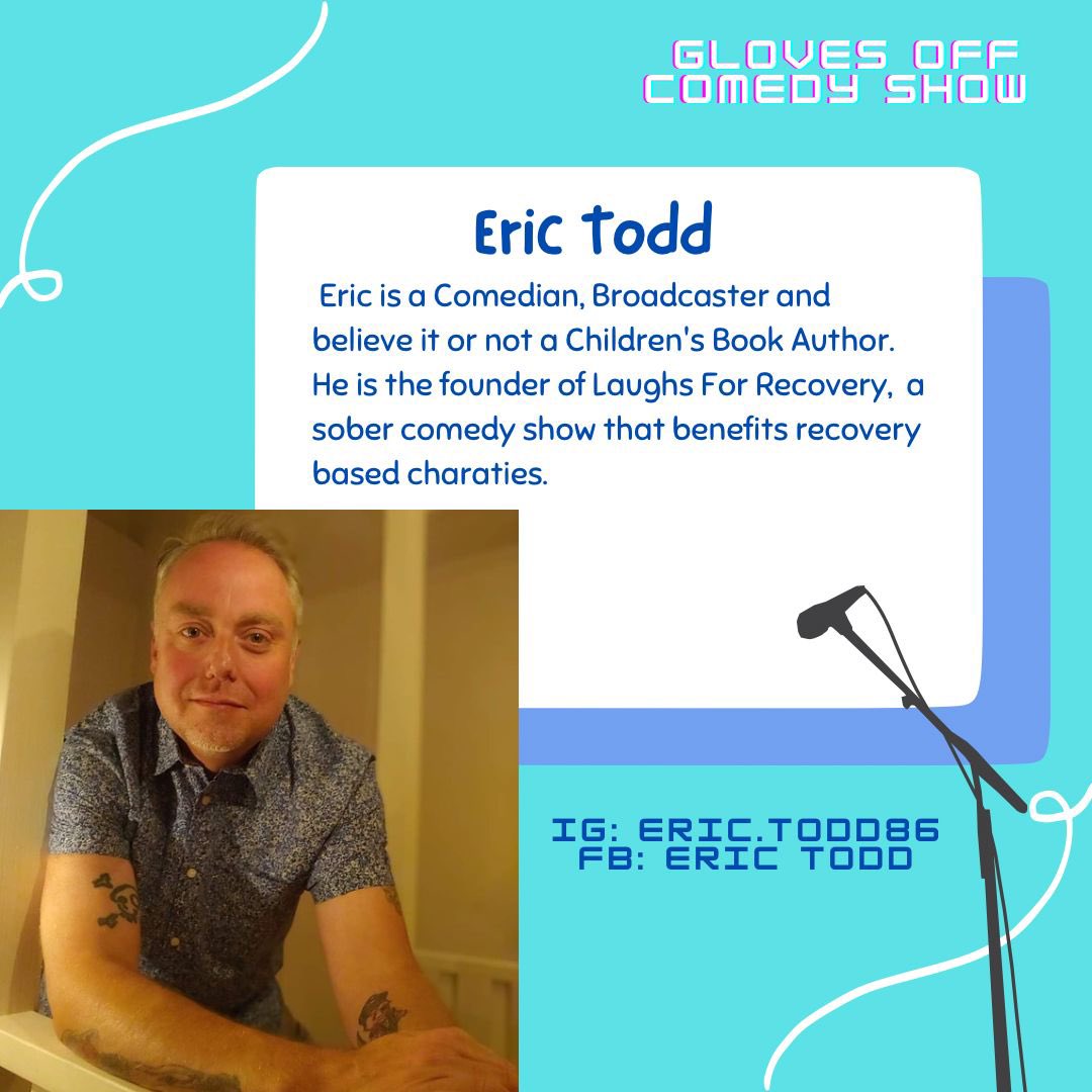 WS_Boxing's tweet photo. Next comedian is Eric Todd. Get your tickets now. Link is in pinned post. #GlovesOffComedyShow https://t.co/JRe5PejZL7