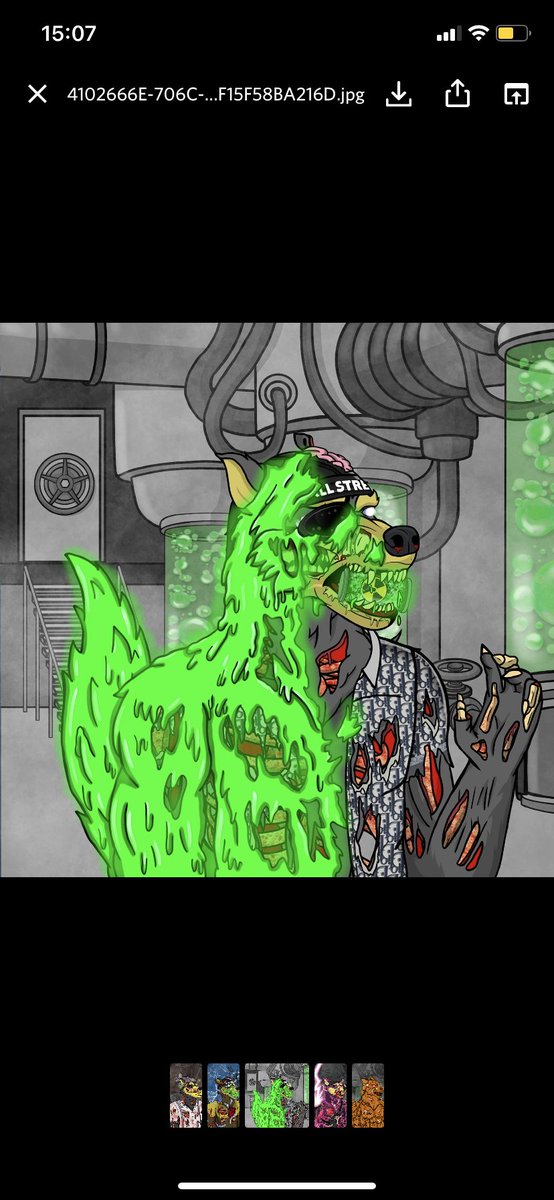 PHardenberg12's tweet photo. @HustlersWallSt Love this apocalyptic wolf!! https://t.co/bhFLxGQyVJ