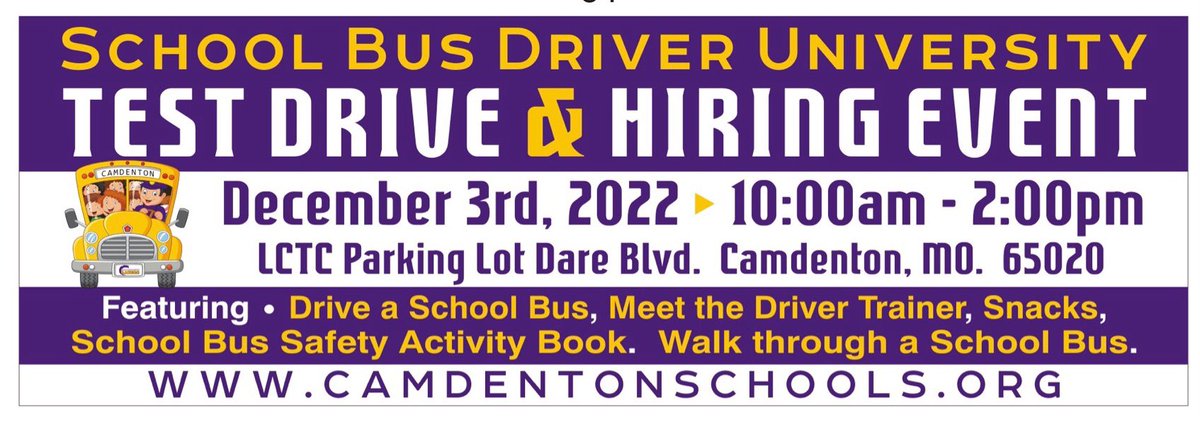 Camdenton R-3 Schools Transportation tweet media