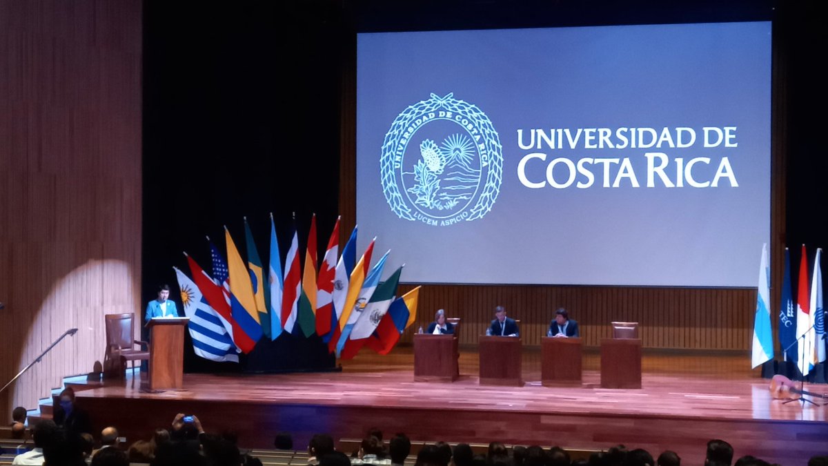Looking forward to participating in the Costa Rican Chemistry Congress 2022! Open ceremony in progress.