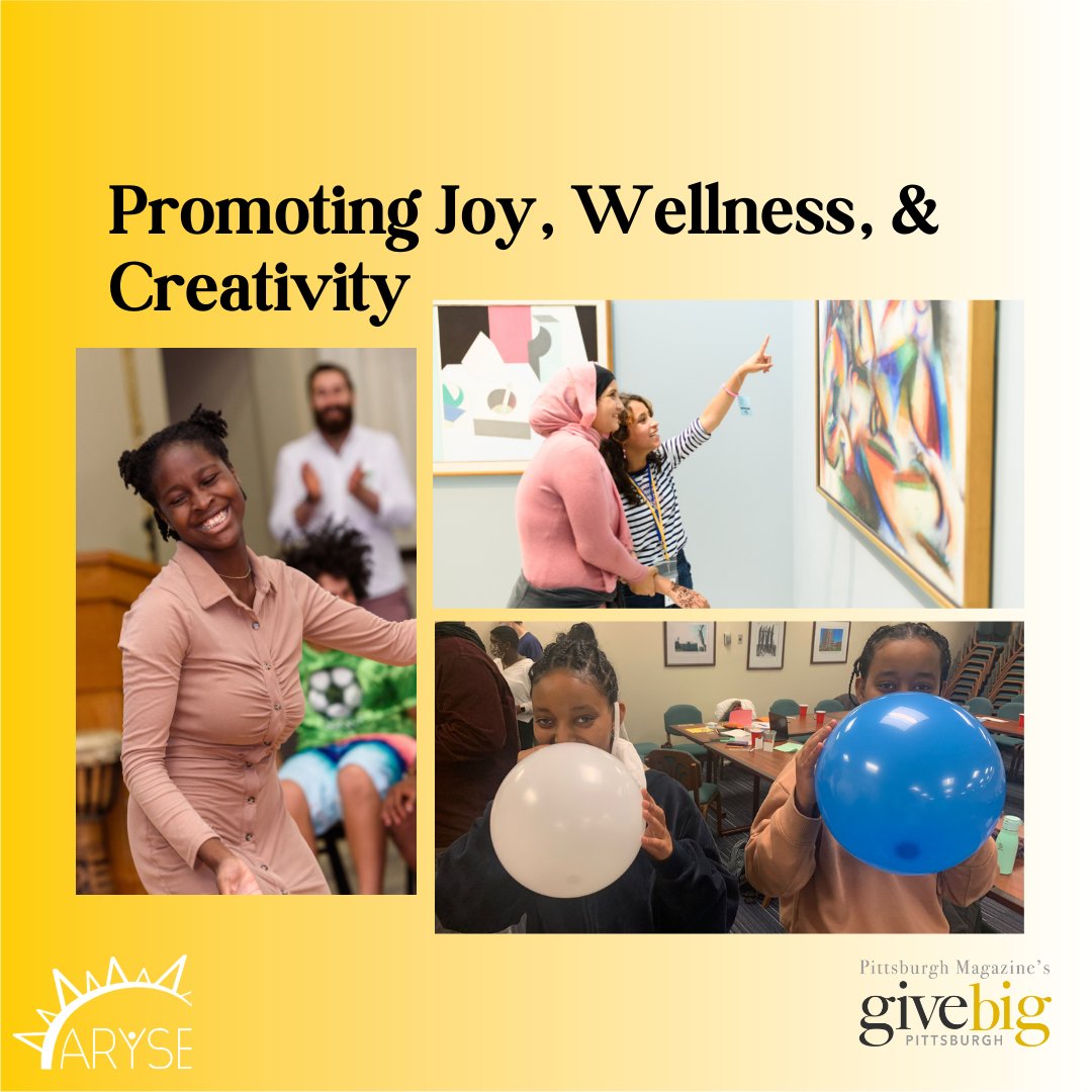 arysepgh's tweet image. Donate today &amp;amp; support our work promoting joy, wellness, &amp;amp; creativity 🌟

ow.ly/elo050LPARS