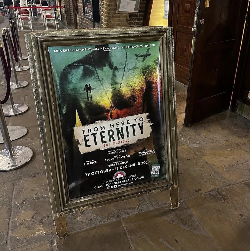 FHTEMusicalUK's tweet photo. And so begins another week of shows at @CharingCrossThr!
Donβt miss your chance to catch the first London revival of From Here to Eternity π₯
https://t.co/SOhx8EzD59
πΈ @westendmemories
#fromheretoeternity #fhte #musicalrevival https://t.co/5jaY7gMgTB