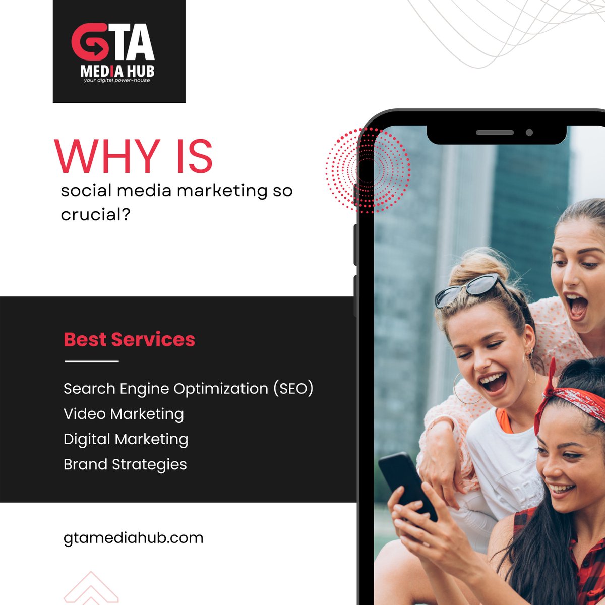 Why is social media marketing so crucial?

Follow the page now to know more!

#sociamedia #sociamediamarketing #sociamediatips #sociamediamanagement #sociamediastrategy #sociamediasucces #sociamediaagency #sociamediamanegemt #SociaMediaPromotions #sociamediatrends #gtamediahub