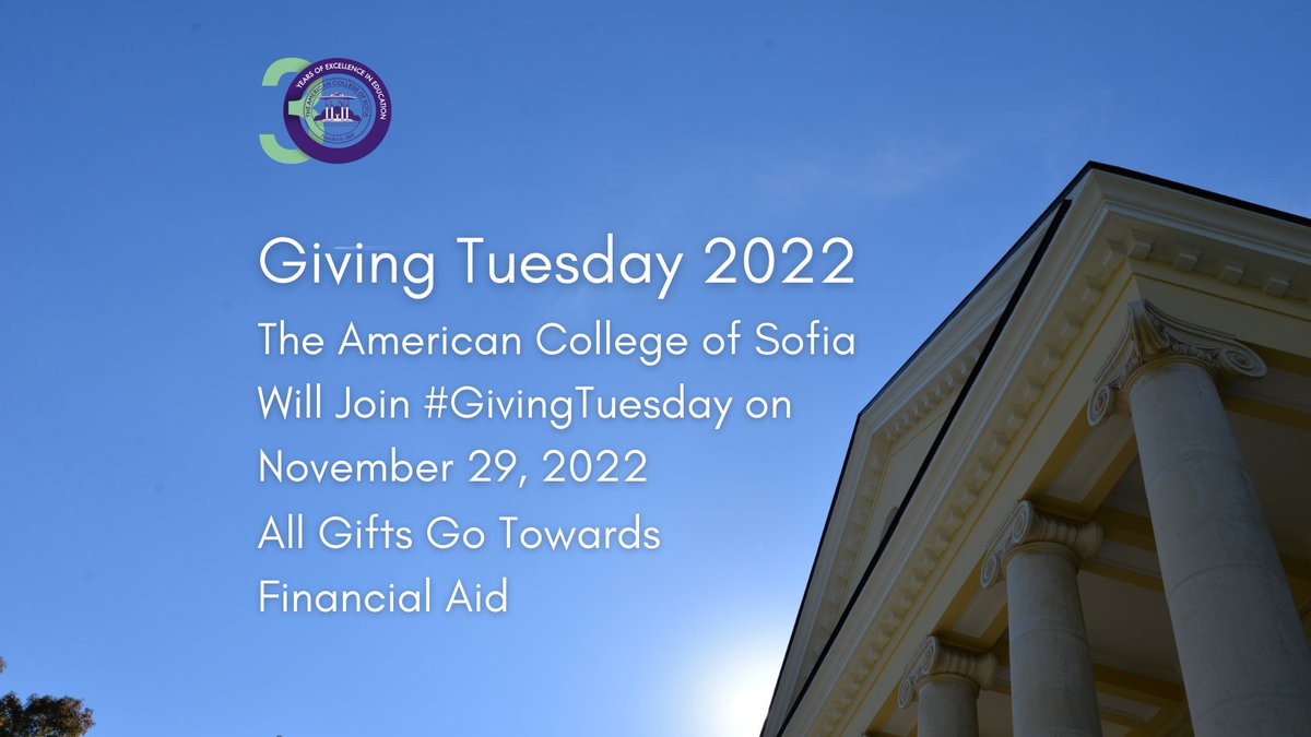 acs_bg's tweet photo. Today is #GivingTuesday, the day our community comes together to give back. Our goal is to support the tuition fee of one additional outstanding student in the incoming class of 2028 for the next school year through contributions raised today. https://t.co/E5DrWyN7P7 https://t.co/2JeyqykLmh
