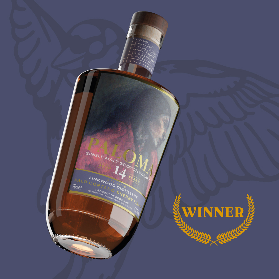 GoldfinchWhisky's tweet photo. Our Paloma Linkwood 14YO achieved the highest score at the online tasting and won overall winner at the Independent Bottling Masterclass hosted by @CellarsWhisky at the @DornochWF 2022 🤩

Thank you to those who voted for us 🙌

#GoldfinchWhisky 🥃 https://t.co/BH2PI3ZJmO
