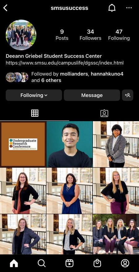 We're getting an upgrade! The Deeann Griebel Student Success Center is moving to Instagram as of January 1, 2023! 🐴 We would love for all of our #MustangFamily to follow our new account: instagram.com/smsusuccess/