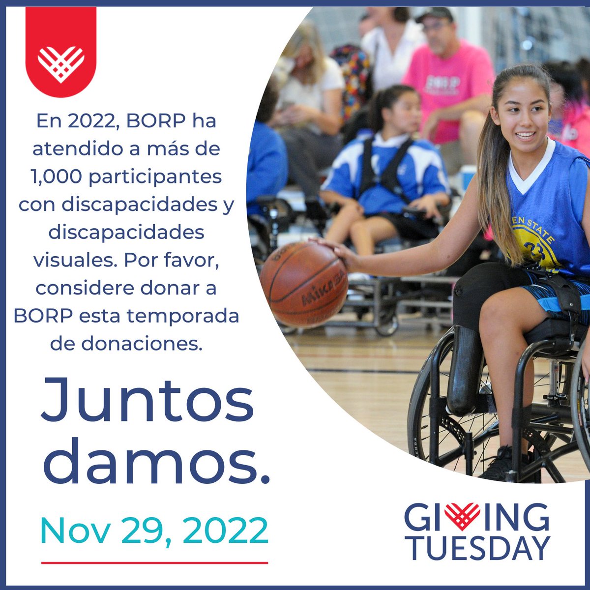 BORP_org's tweet photo. ¡BORP cambia las reglas del juego! Por favor, considere hacer una donación caritativa a BORP en este día de donación. #GivingTuesday #BORP https://t.co/ctTsEklaJt https://t.co/hOamSyMLET