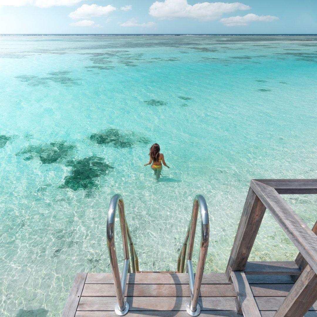 visitmaldives: Advantage of staying in a over water villa? The view, and of course possibility of a swim whenever you fancy 

📷 lemeridienmaldives via OG
#WorldsLeadingDestination2021 #Maldives #VisitMaldives #SunnySideOfLife