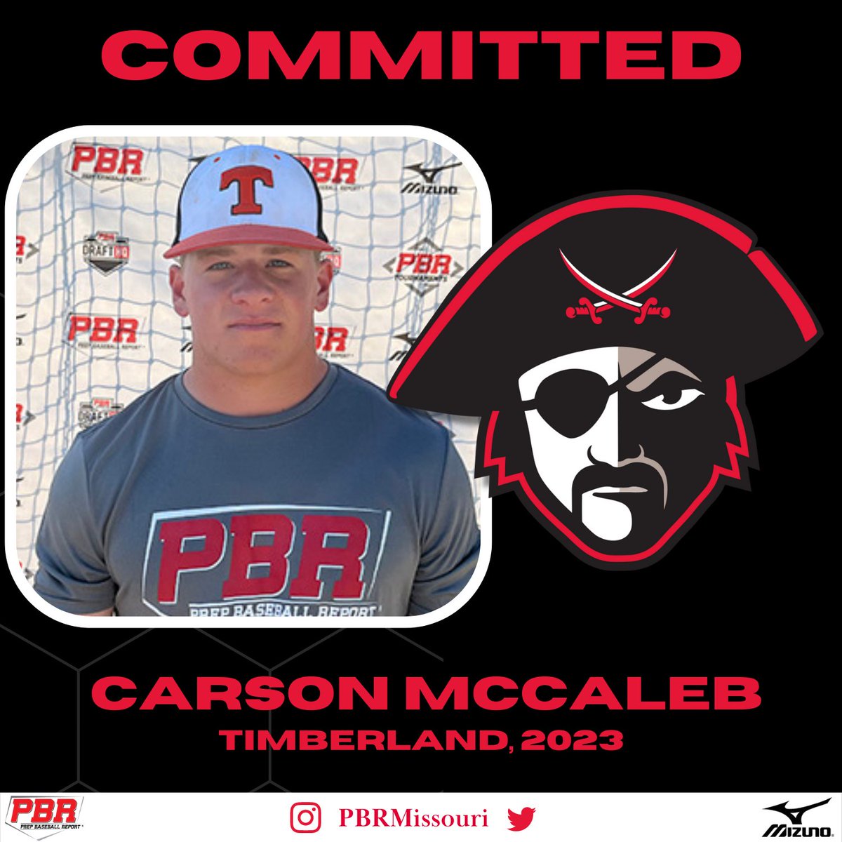 C Carson McCaleb (Timberland, 2023) commits to Christian Brothers University.

McCaleb was a standout at the #BattleForTheArch this past September and was a top uncommitted position player in the state, ranked at No. 78 overall. 

👤: loom.ly/GHS_vfs