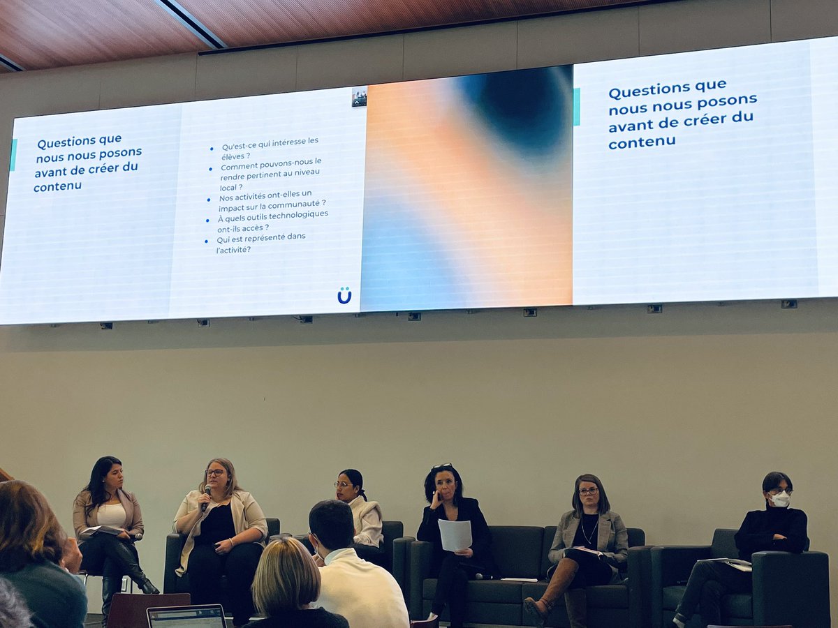 Megan Cotnam-Kappel, PhD (@megan_c_k) on Twitter photo La formidable <a href="/Janelle4nier/">Janelle Fournier</a> <a href="/uOttawaEdu/">uOttawa Education</a> partage des questions importantes avant de créer du contenu #STIM pour les jeunes, par ex. À quels outils num ont-ils accès? Qui est représenté dans l’activité? Pertinent pour le context local? #ejc2022 La formidable <a href="/Janelle4nier/">Janelle Fournier</a> <a href="/uOttawaEdu/">uOttawa Education</a> partage des questions importantes avant de créer du contenu #STIM pour les jeunes, par ex. À quels outils num ont-ils accès? Qui est représenté dans l’activité? Pertinent pour le context local? #ejc2022