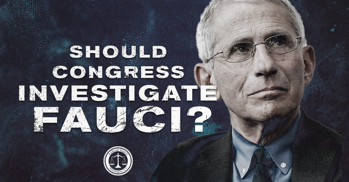 RETWEET if you think Congress should investigate Fauci!