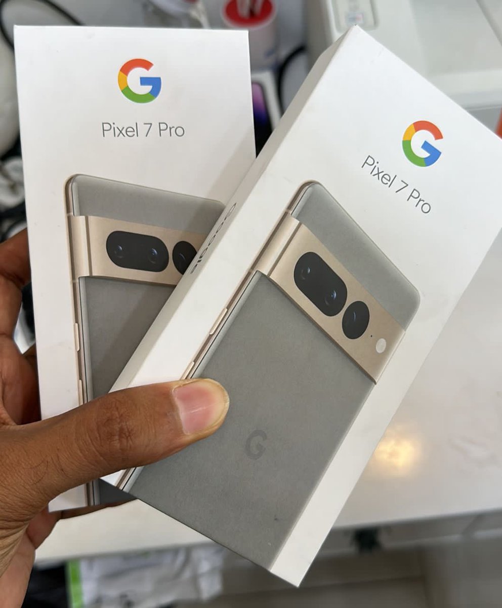 femi_golden's tweet photo. Google Pixel 7 Series 🤘🏽

Brand New

Pixel 7 128gb N550,000 

Pixel 7 Pro N760,000

Available @Goldengadgetsng 🔌

Kindly Follow Us On Twitter &amp; Instagram

Please Help Retweet 🙏🏾

#GoldenDeyForU ✨ https://t.co/KknnywQz6t