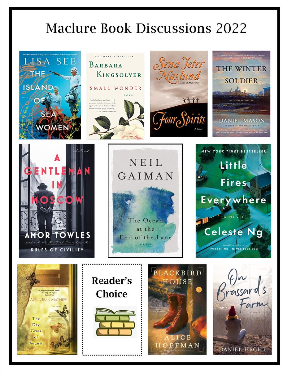 LibraryMaclure's tweet image. 11/29 Book Discussion 6pm - mailchi.mp/be455f5f2e95/t…