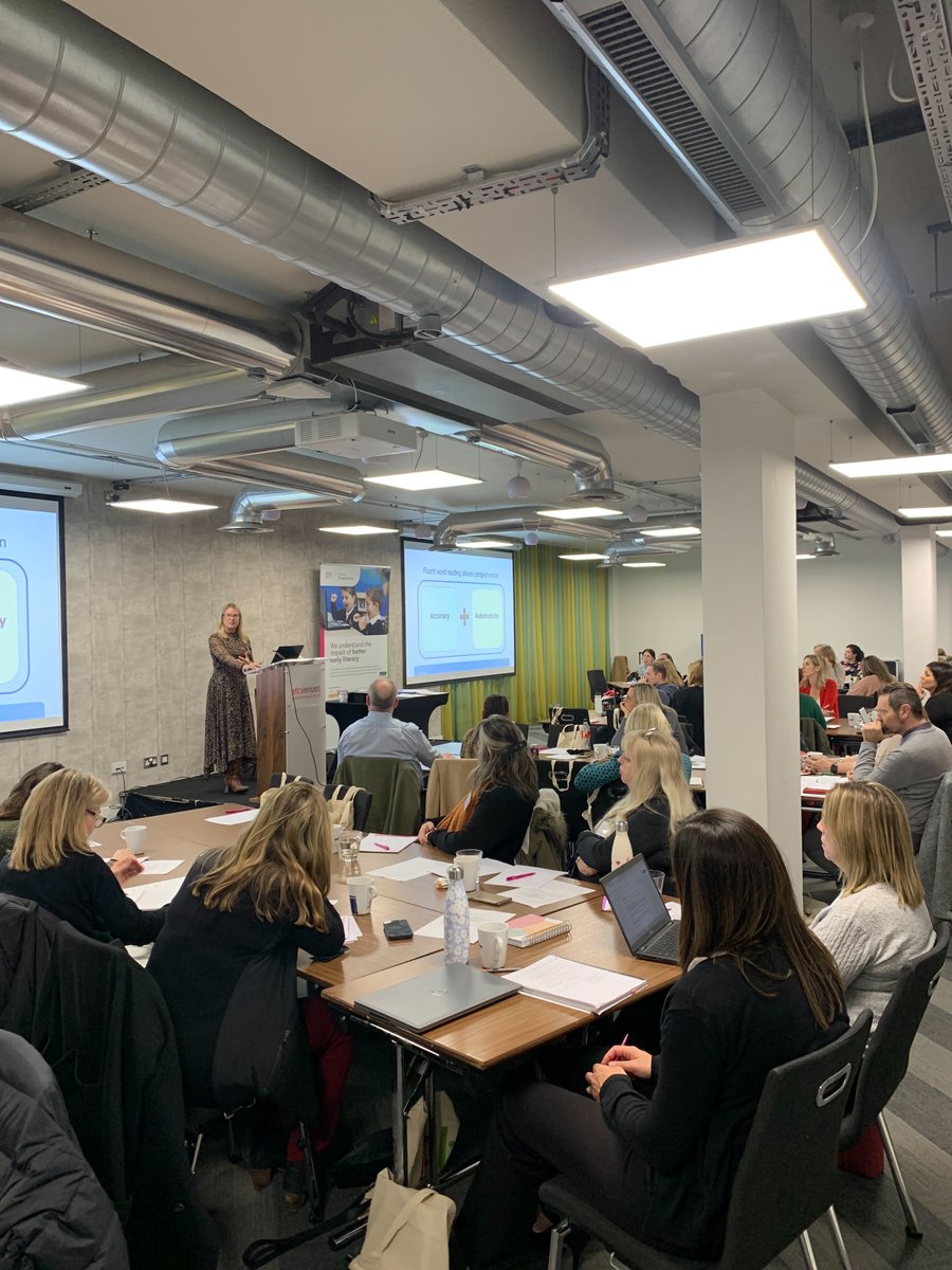 FFTEdu's tweet photo. Kirsty Godfrey (Senior HMI, Early Education Ofsted) is currently giving her presentation on helping schools to prepare for a deep dive into reading at our Phonics and Early Reading Conference.
#FFTPERC22 #Literacy #Ofsted #Education #Educationnews https://t.co/lbSQ5IfEbx