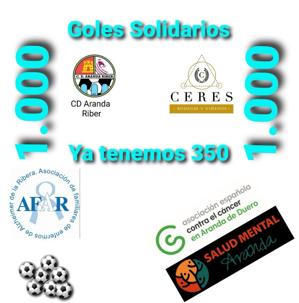 RiberCD's tweet photo. Resultados del finde ¡¡Prebenjamines!!
Objetivos cumplidos :divertirse y marcar
Goles Solidarios #1000GolesSolidarios @CeresBodegas
@RiberCD @ArandinaCF
@aiconsistemas #azuran #electricidadesteban
@SMentalAranda #aecc @AFAR #CDSanPedro https://t.co/b24R33tqhh