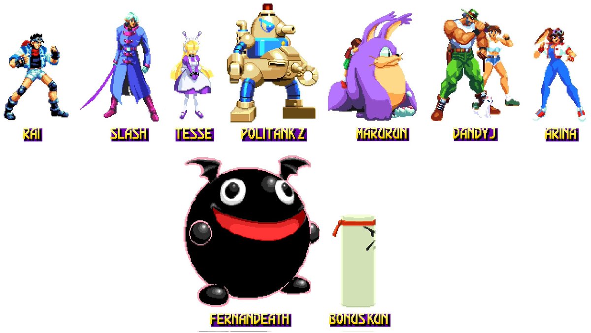 The crazy cast of Waku Waku 7. Which of these fighters are you