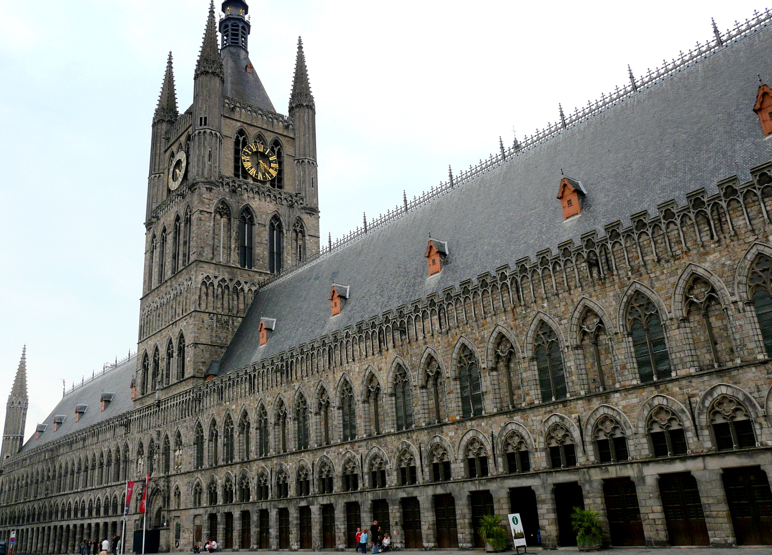 And the exchanges: for with the rise of commerce trading centres were needed.

Like the Cloth Hall o