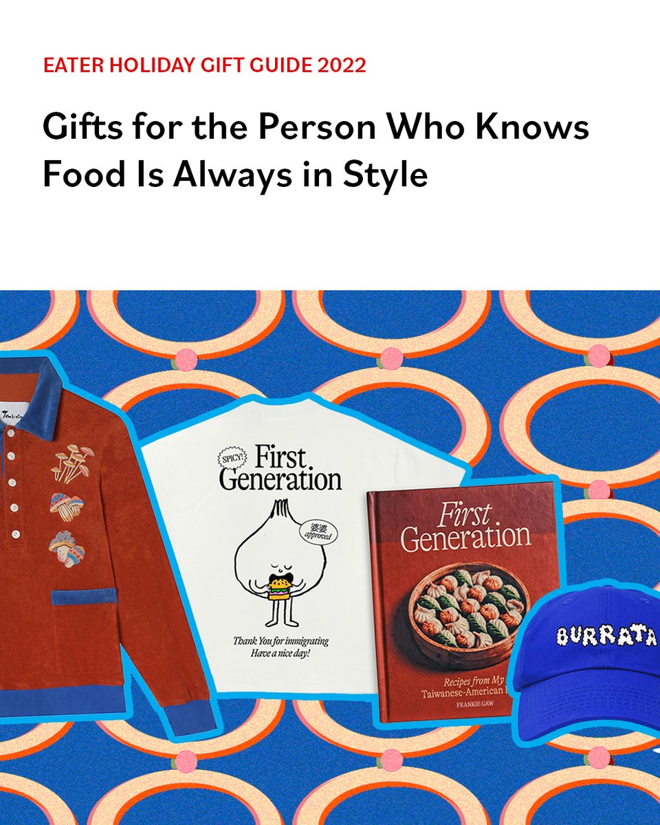 The food-themed T-shirts, hats, jewelry, and restaurant merch to give this holiday season trib.al/7XDrbGk