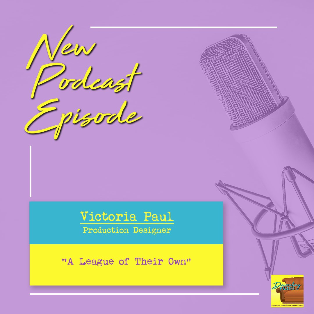 decoratingpages's tweet photo. Today I have the absolute privilege of interviewing production designer, Victoria Paul. Victoria most recently worked on Amazon’s “A League of Their Own”, in addition to many other popular shows.

Tune in to hear Victoria’s story wherever you prefer to stream your podcasts. https://t.co/1PLjyAYwiZ