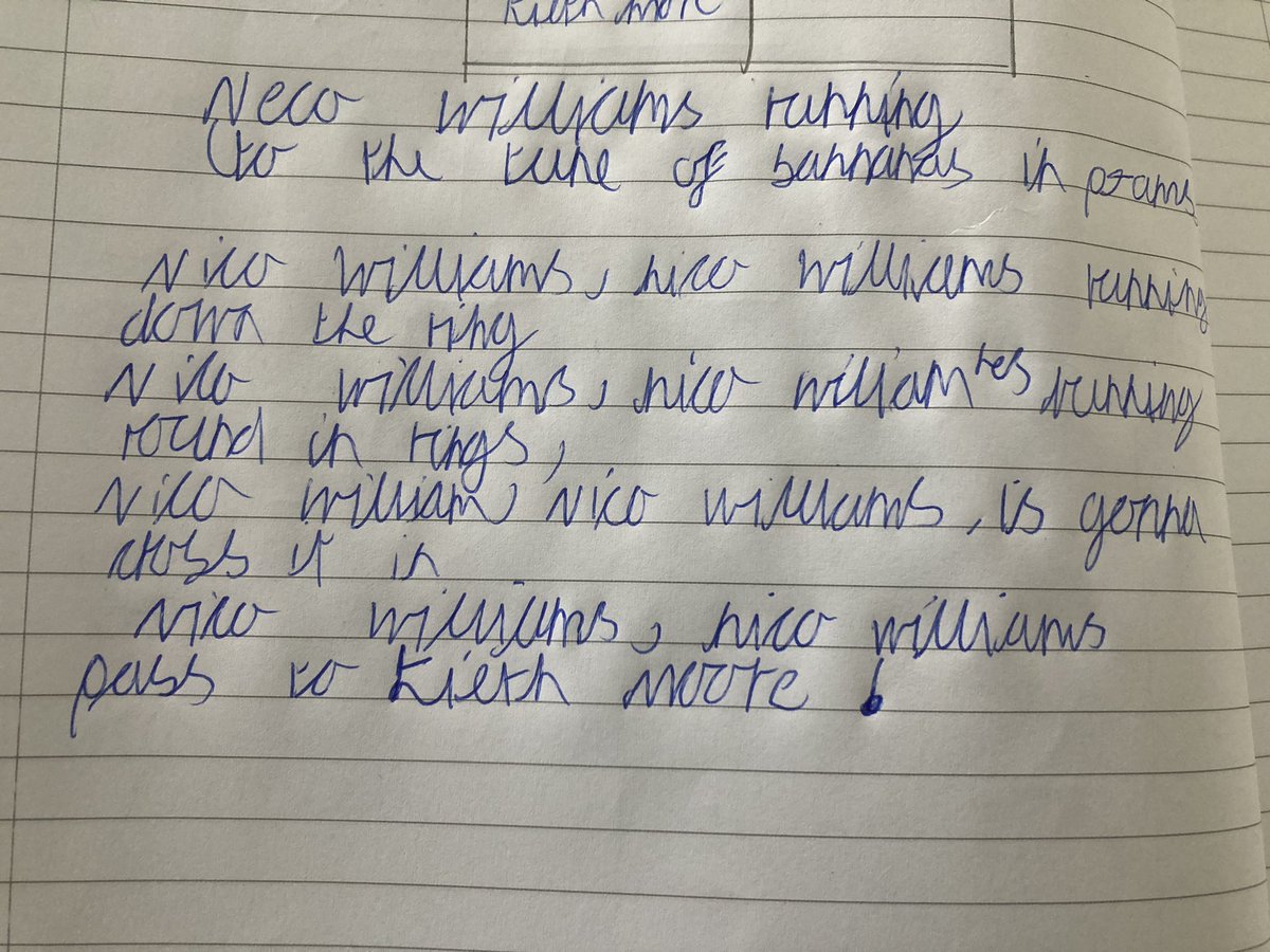PenywaunPS's tweet photo. Good luck tonight @FAWales! The children loved writing their own football songs ready for tonight’s game! @YWalGoch_ @necowilliams01 @GarethBale11 @KRFMoore https://t.co/Jmhl32uC2w