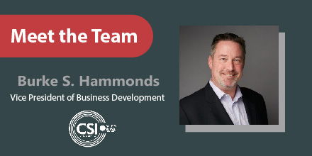 CSIinternat's tweet image. Each member of our CSI team plays a unique role in our company's success. Burke S. Hammonds, focuses his efforts on fostering and developing new client opportunities. #CSI #commercialmanager #janitorialcleaning #facilityservices