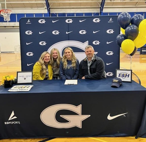 GCA Volleyball Lady Ram Marli Watkins signing her NLI to continue her career at Emory &amp; Henry College!!!! #Ramsnation